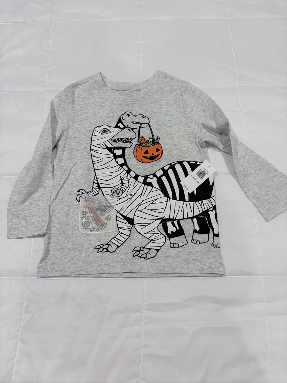 Old Navy Halloween Dinosaur Long Sleeve Tee 2T NWT